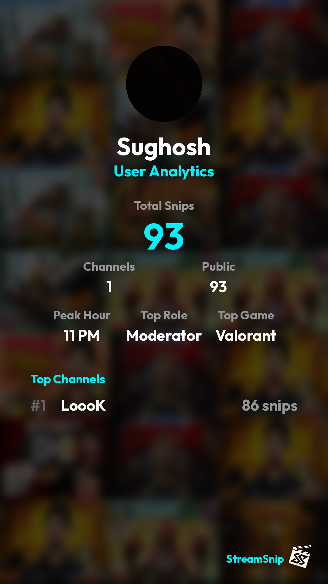 Stats Share Card