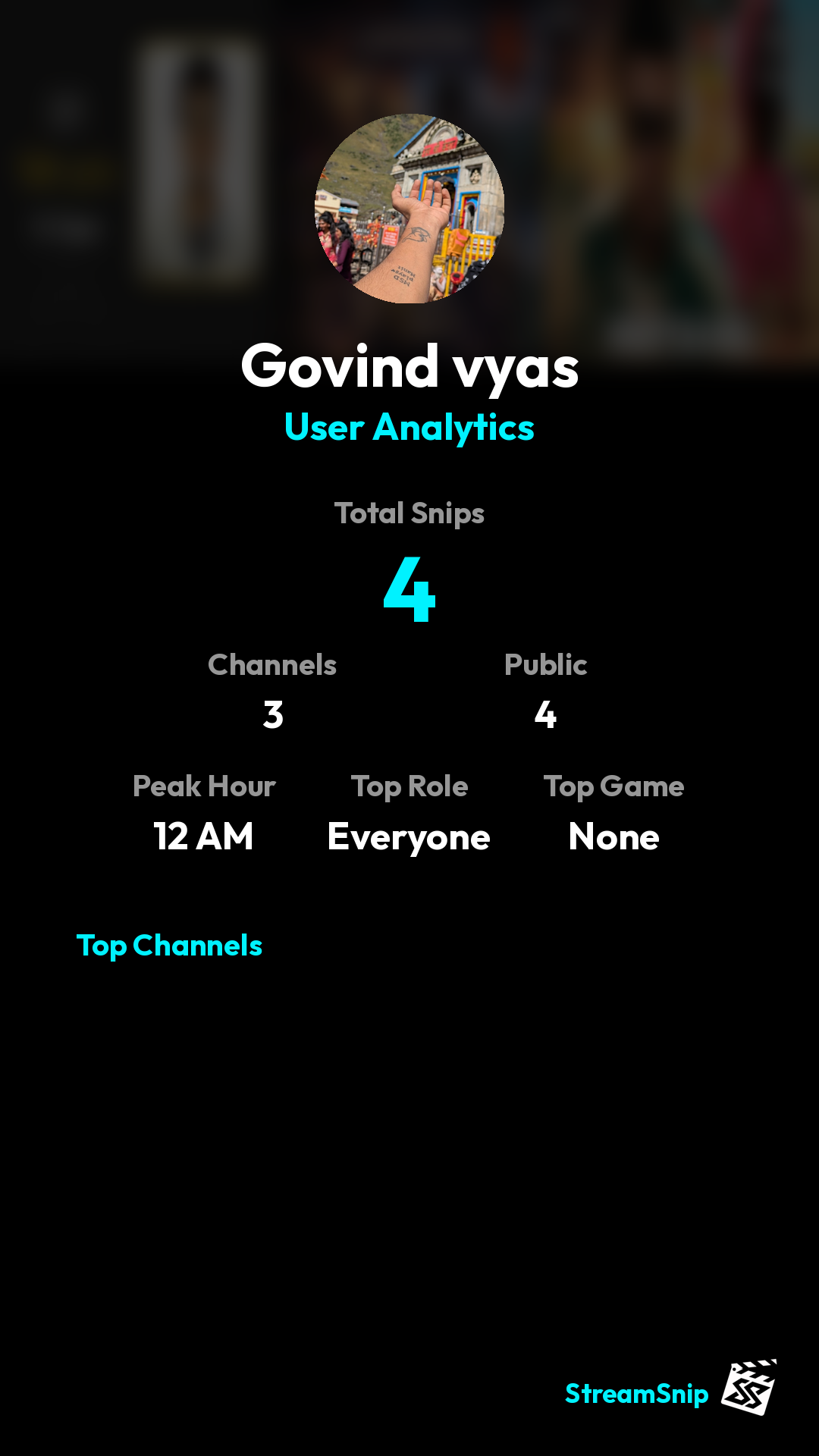 Stats Share Card