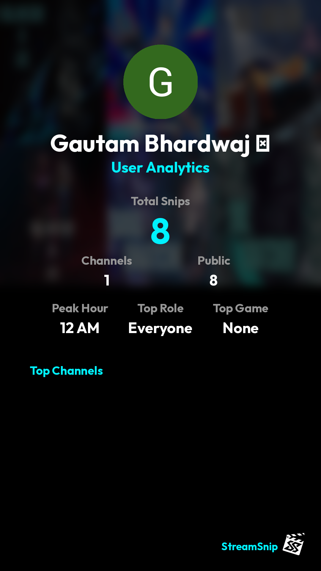 Stats Share Card
