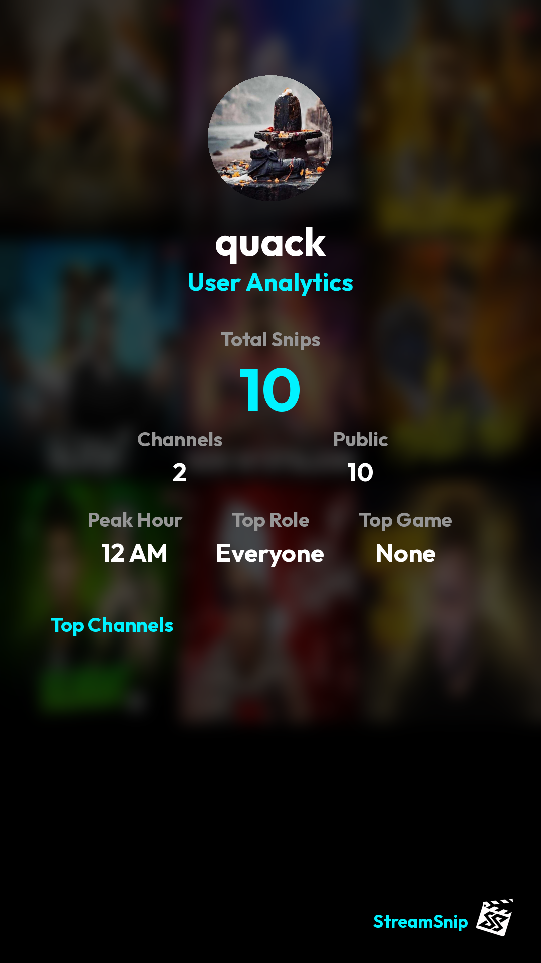Stats Share Card