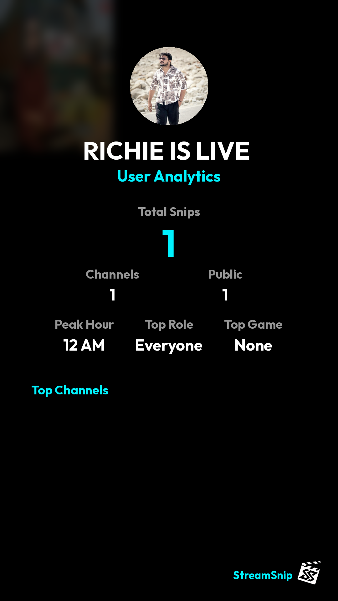 Stats Share Card