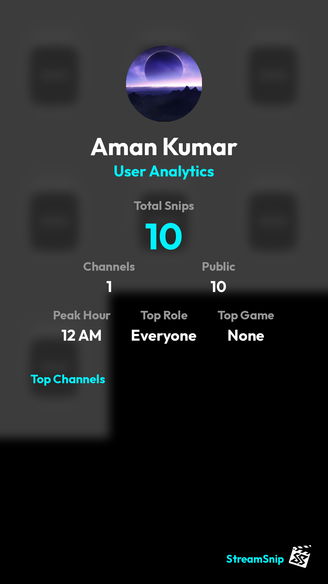 Stats Share Card