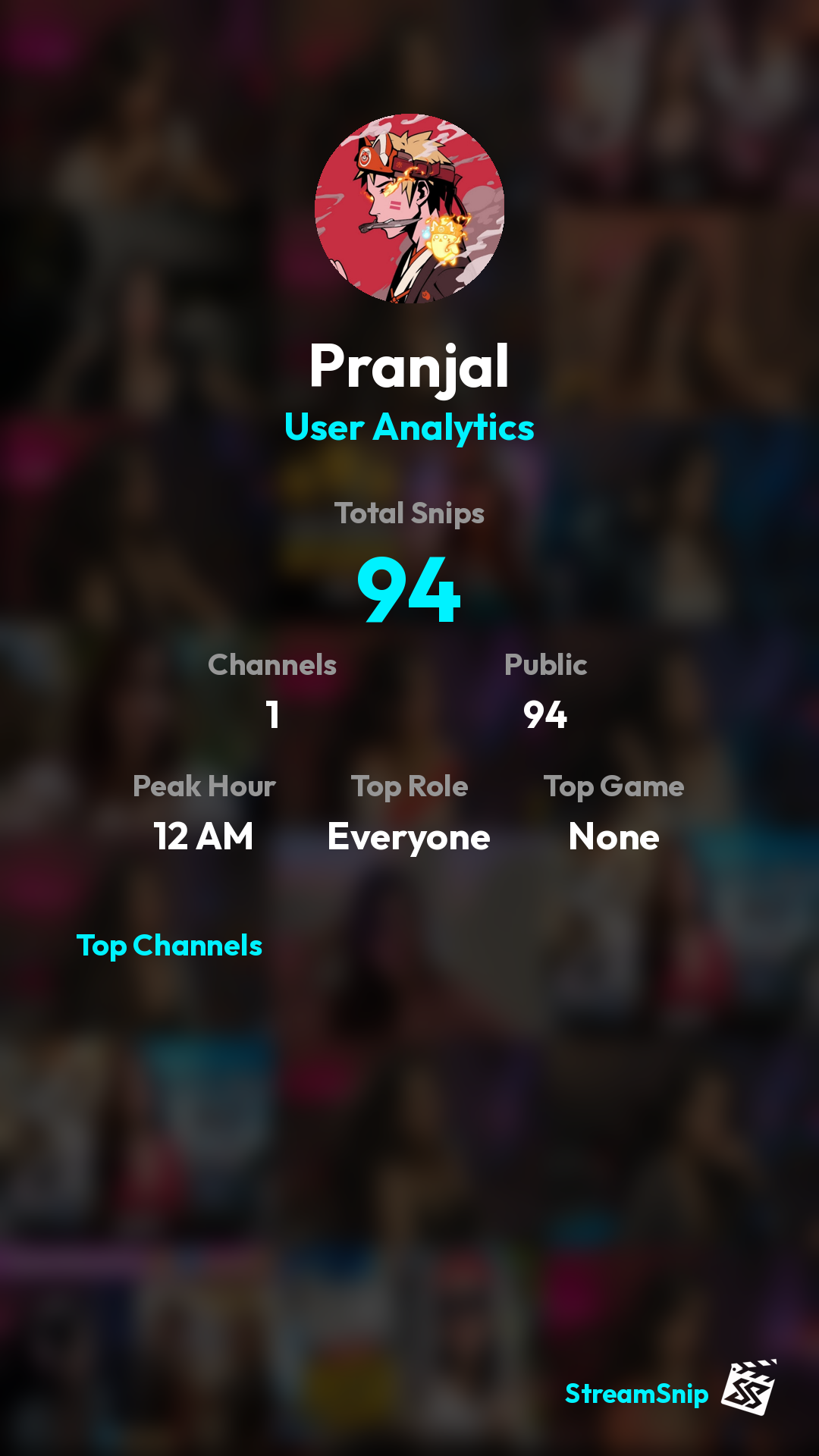 Stats Share Card