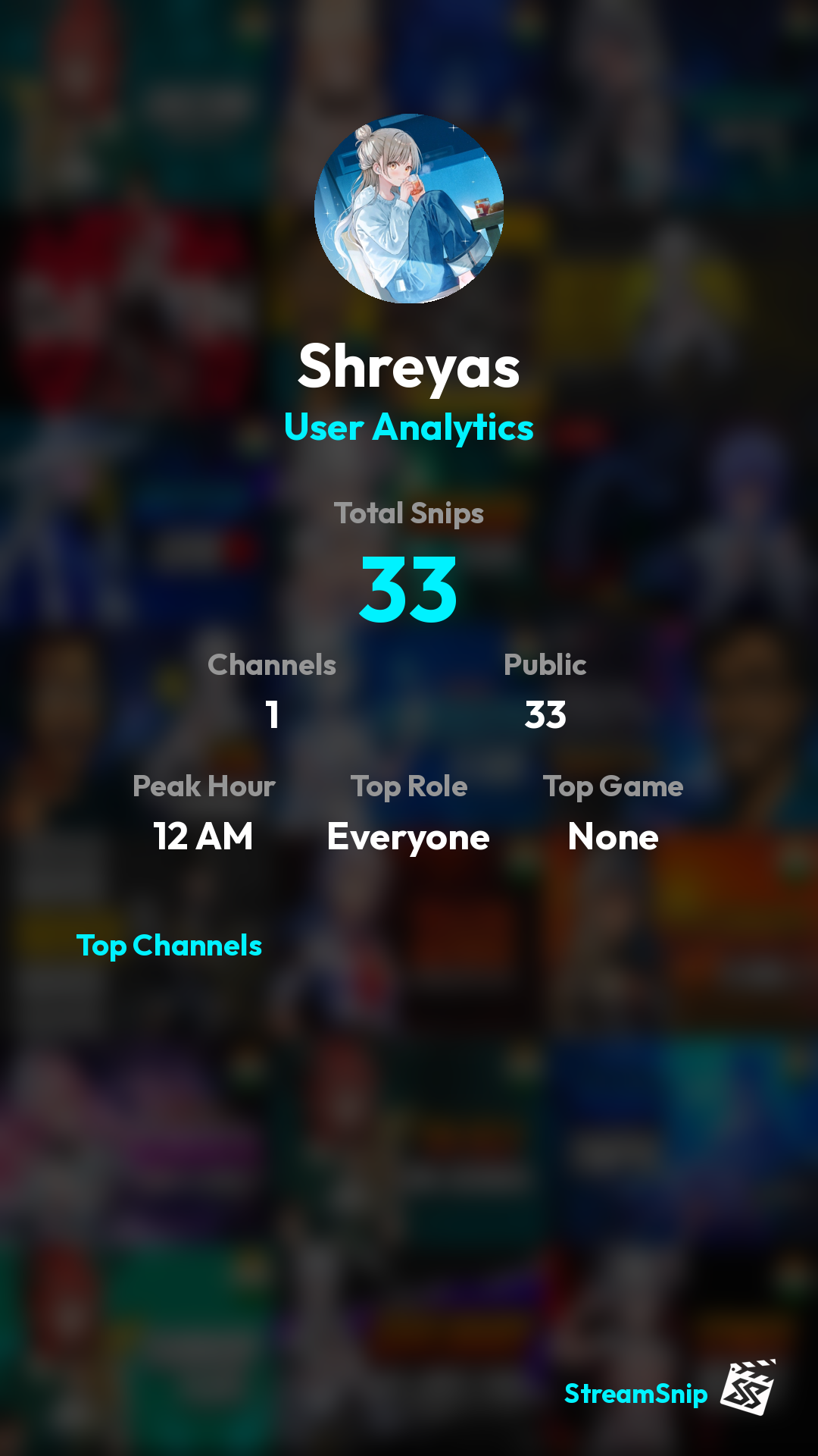 Stats Share Card