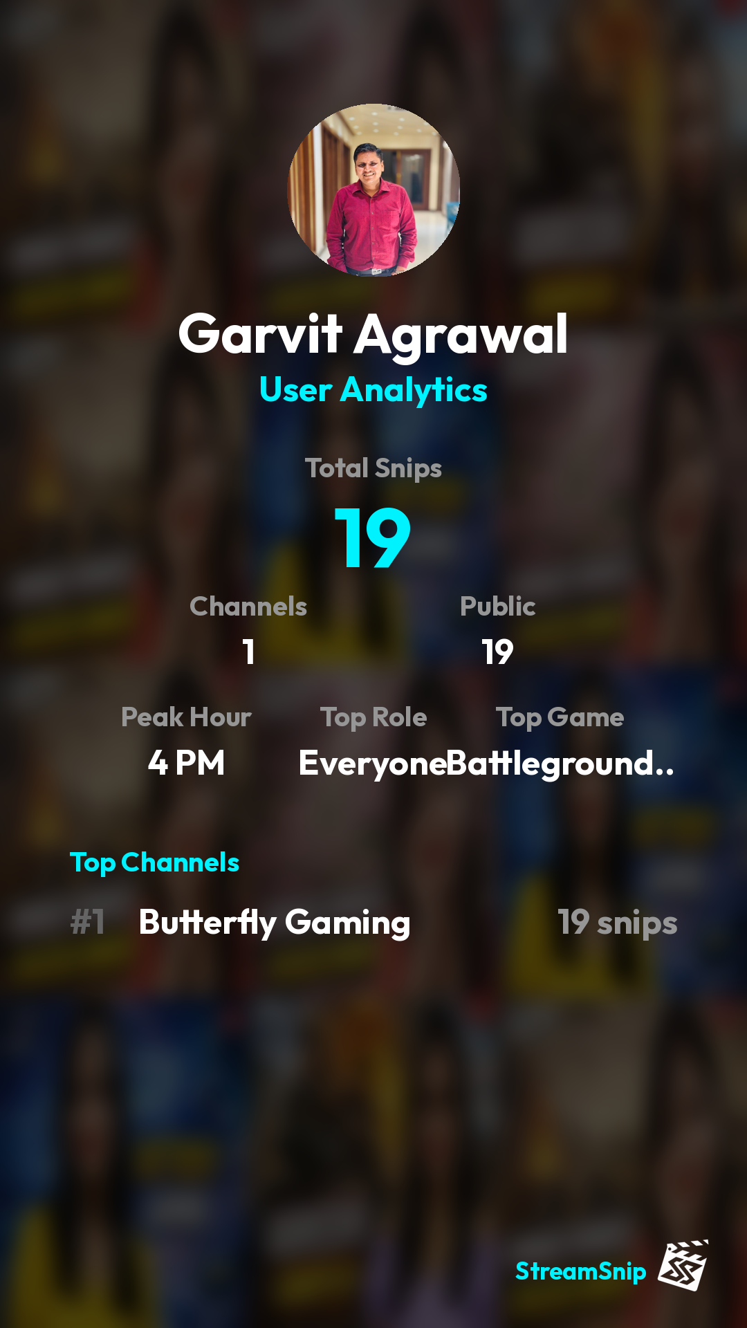 Stats Share Card
