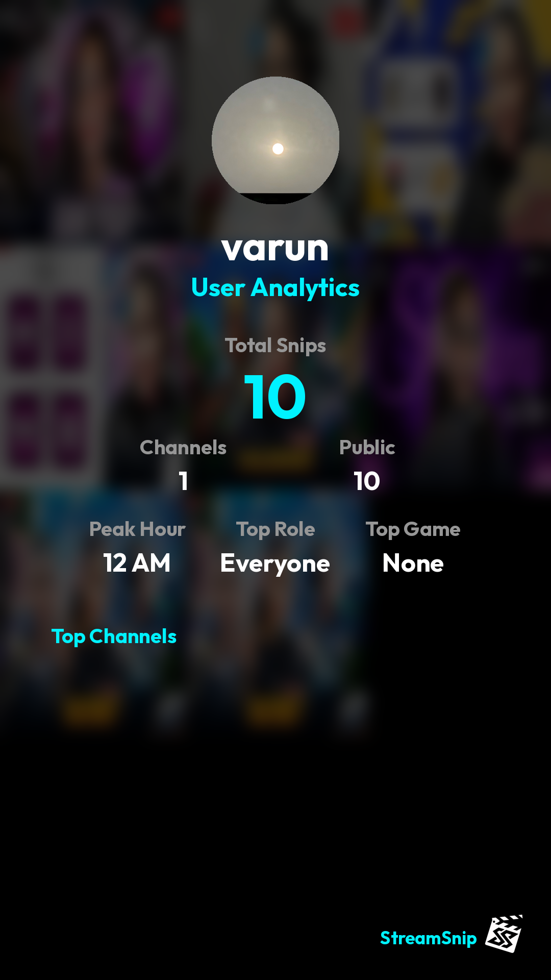 Stats Share Card