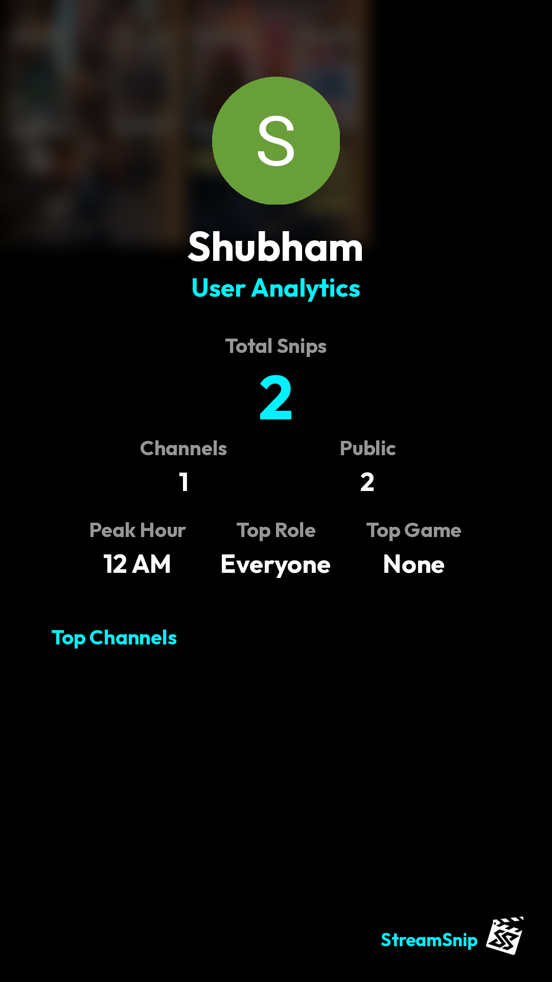 Stats Share Card