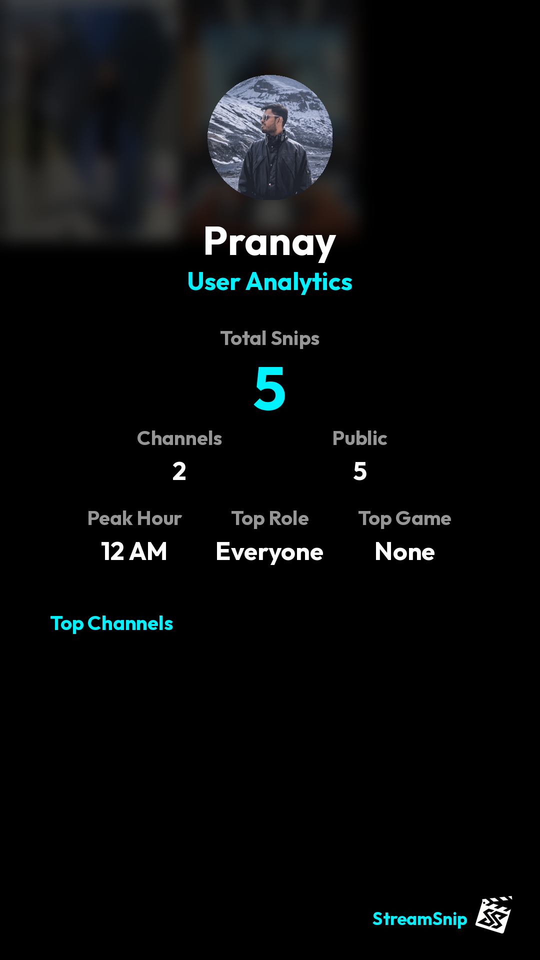 Stats Share Card