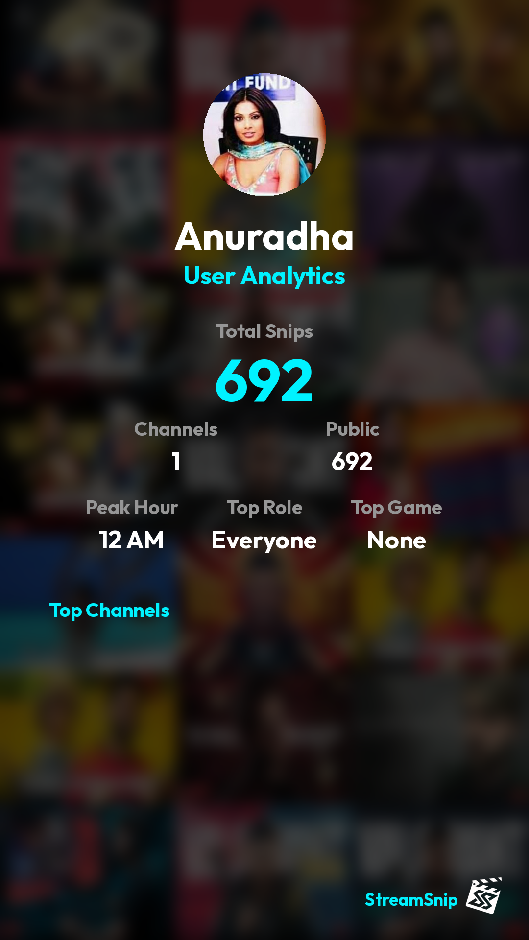Stats Share Card