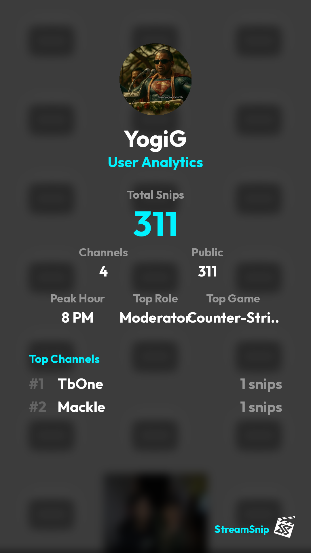 Stats Share Card