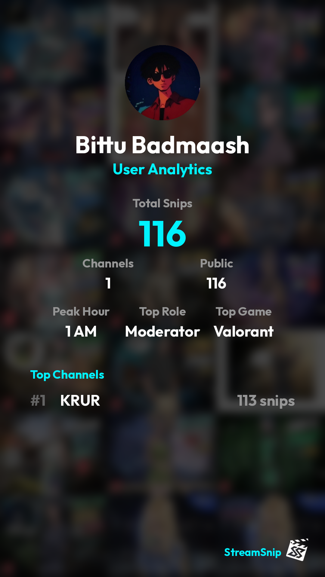 Stats Share Card