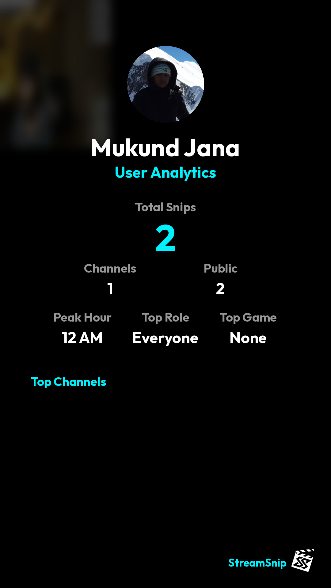 Stats Share Card