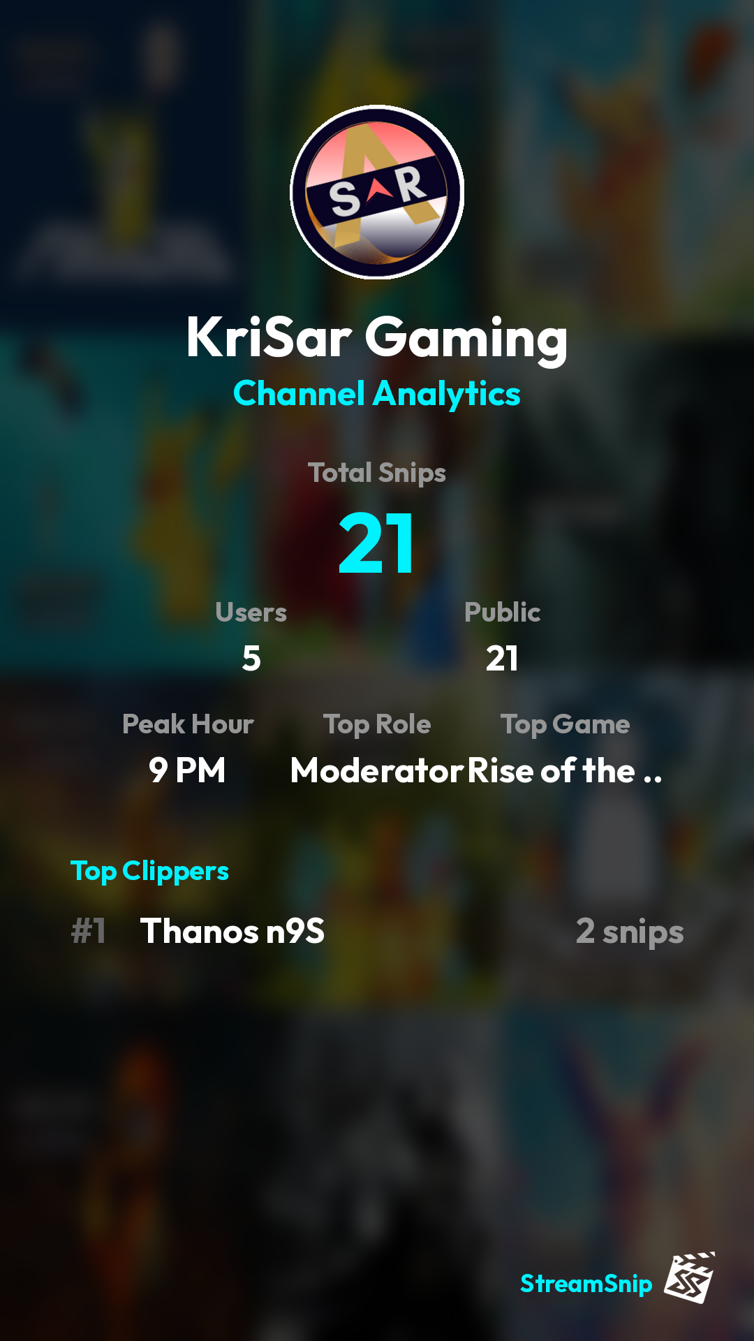 Stats Share Card