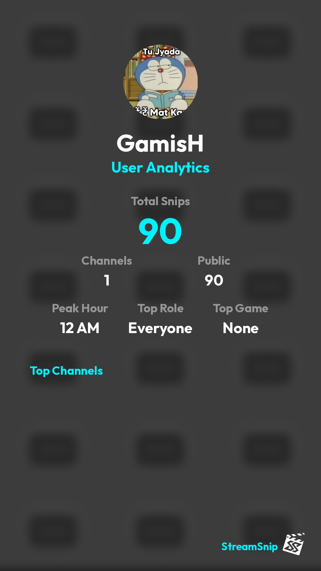 Stats Share Card
