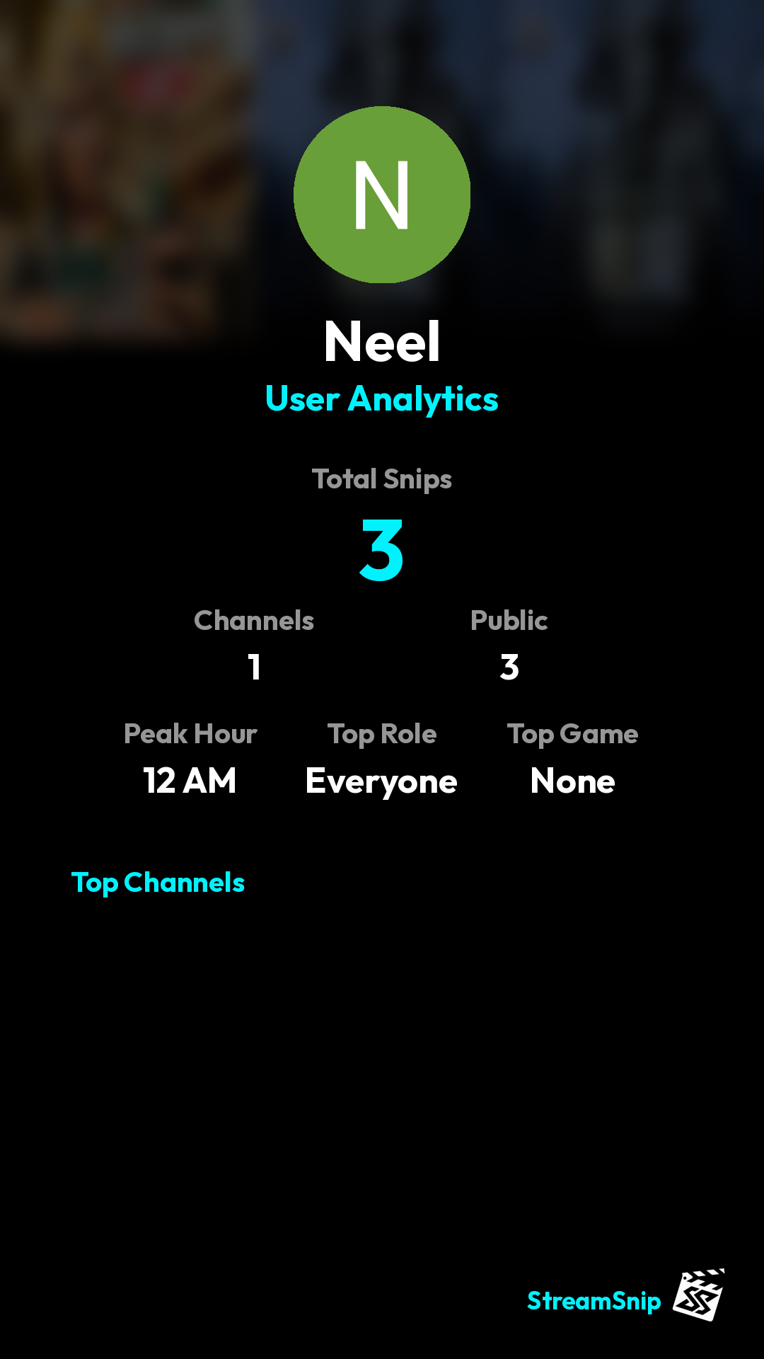 Stats Share Card