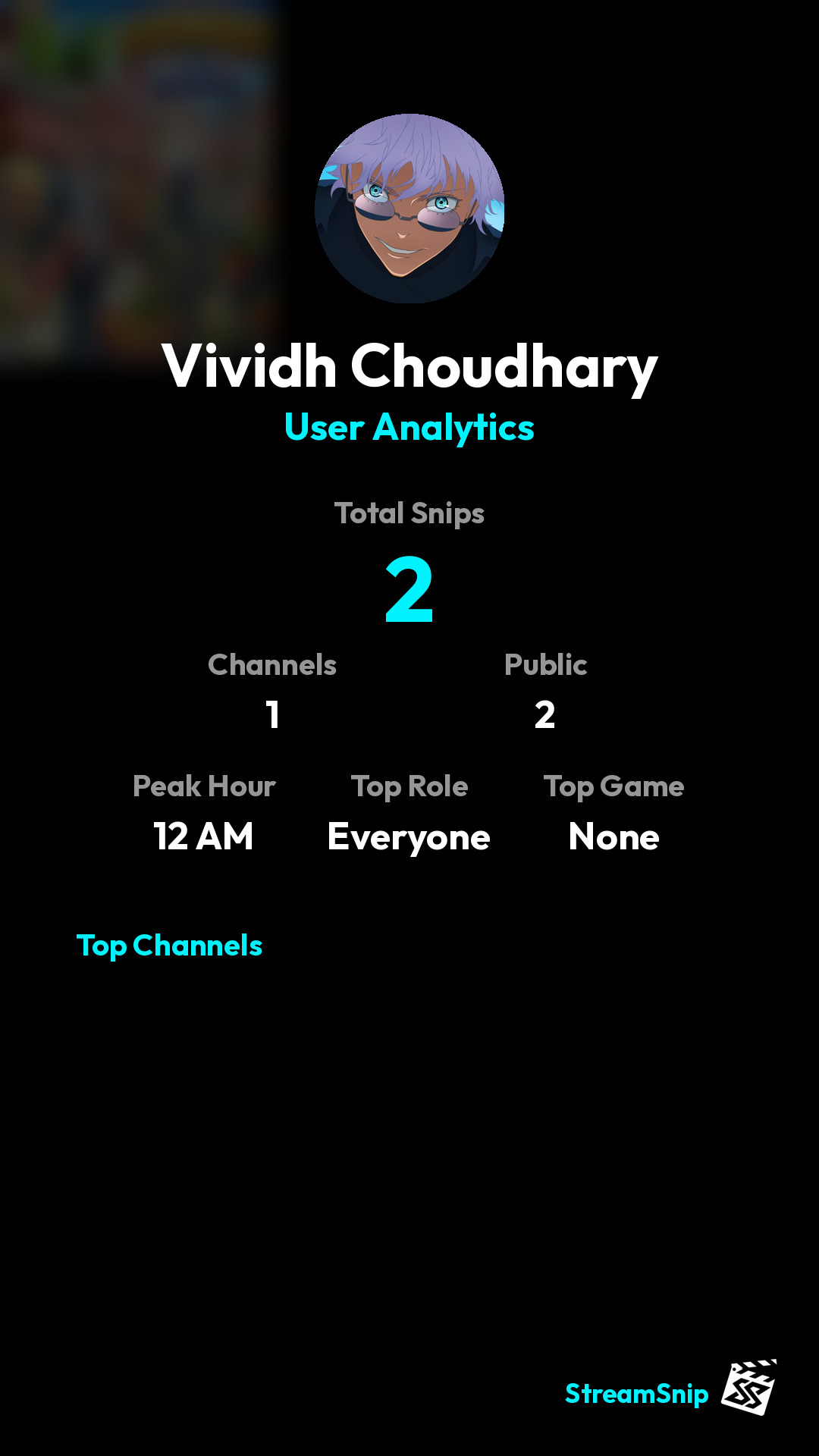 Stats Share Card