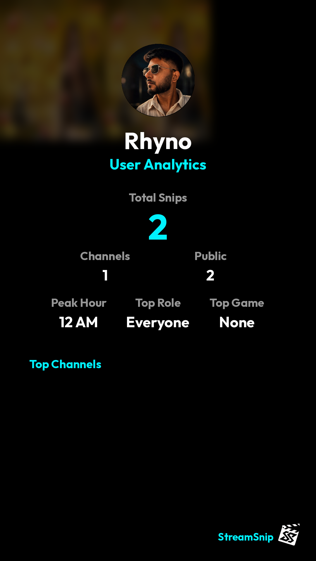 Stats Share Card