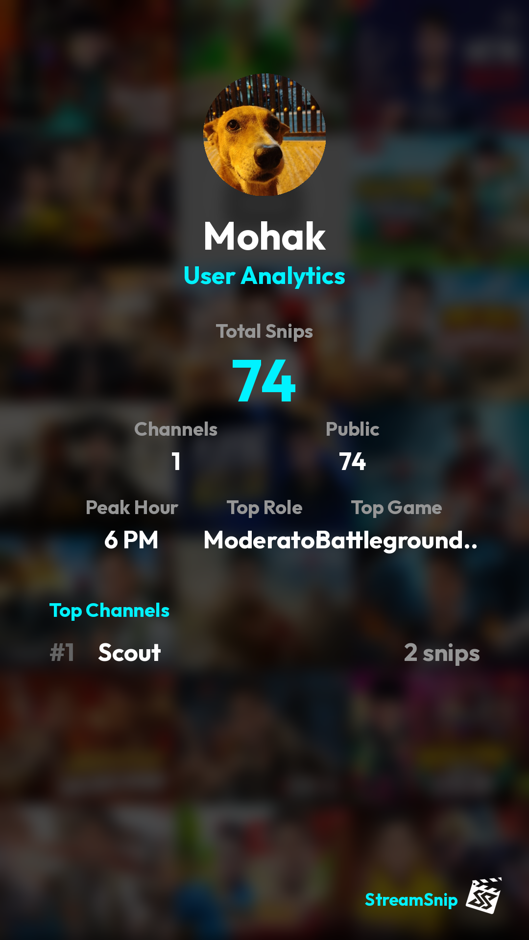 Stats Share Card