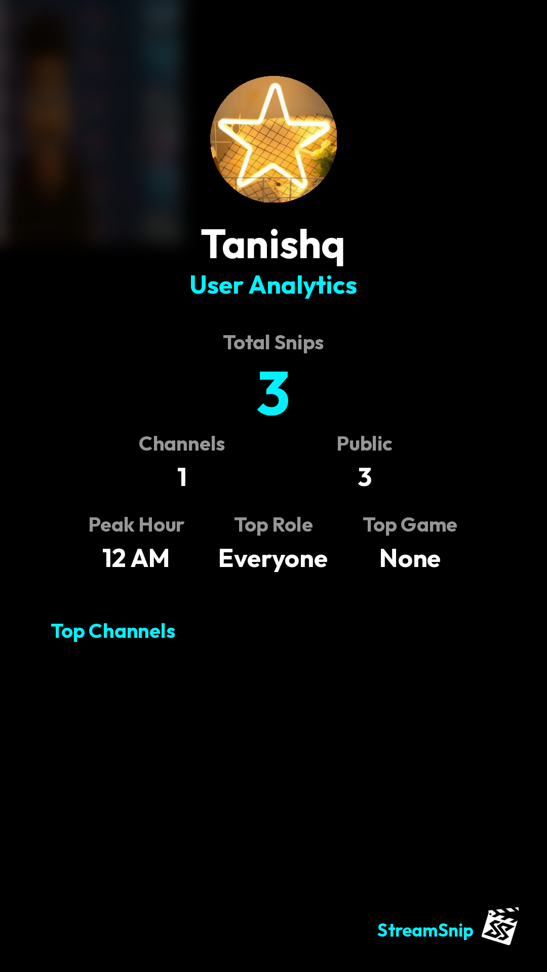 Stats Share Card