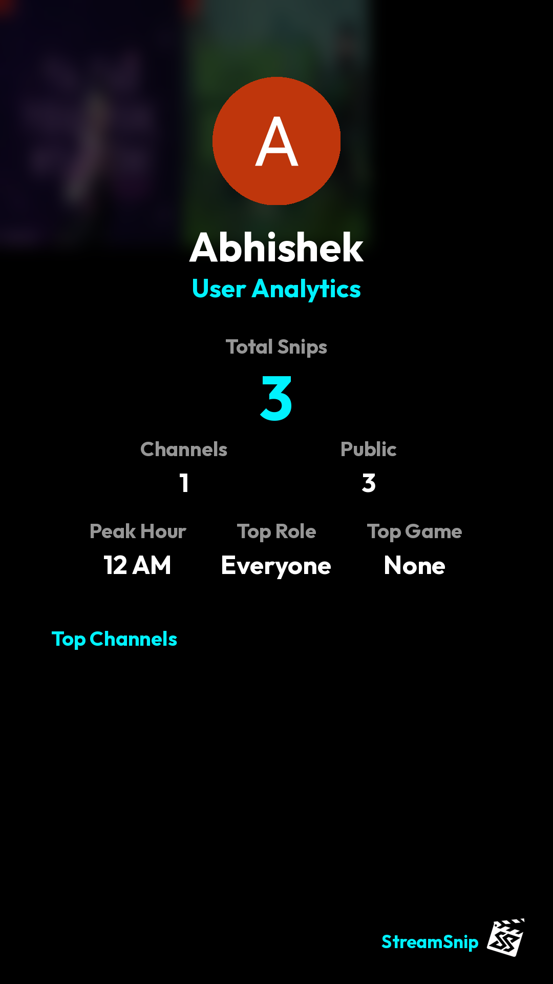 Stats Share Card