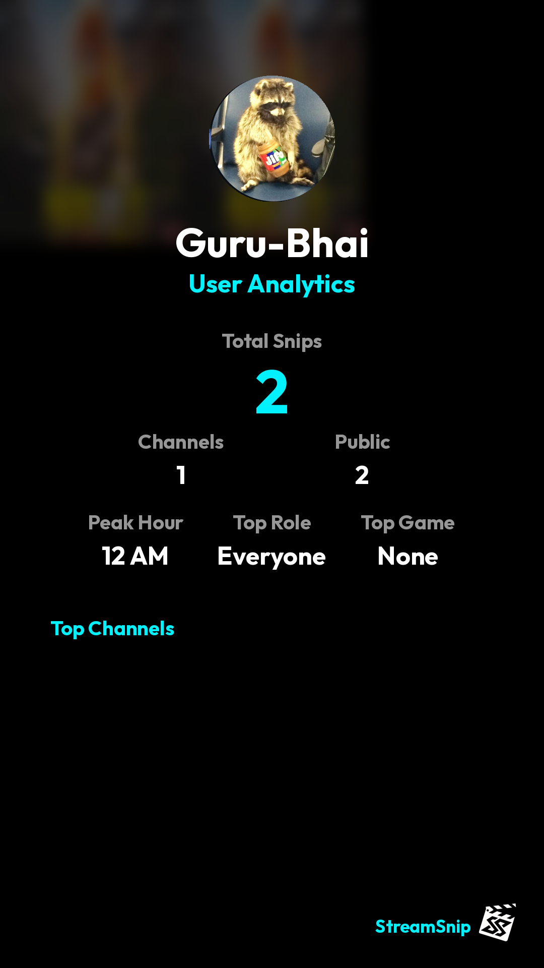 Stats Share Card