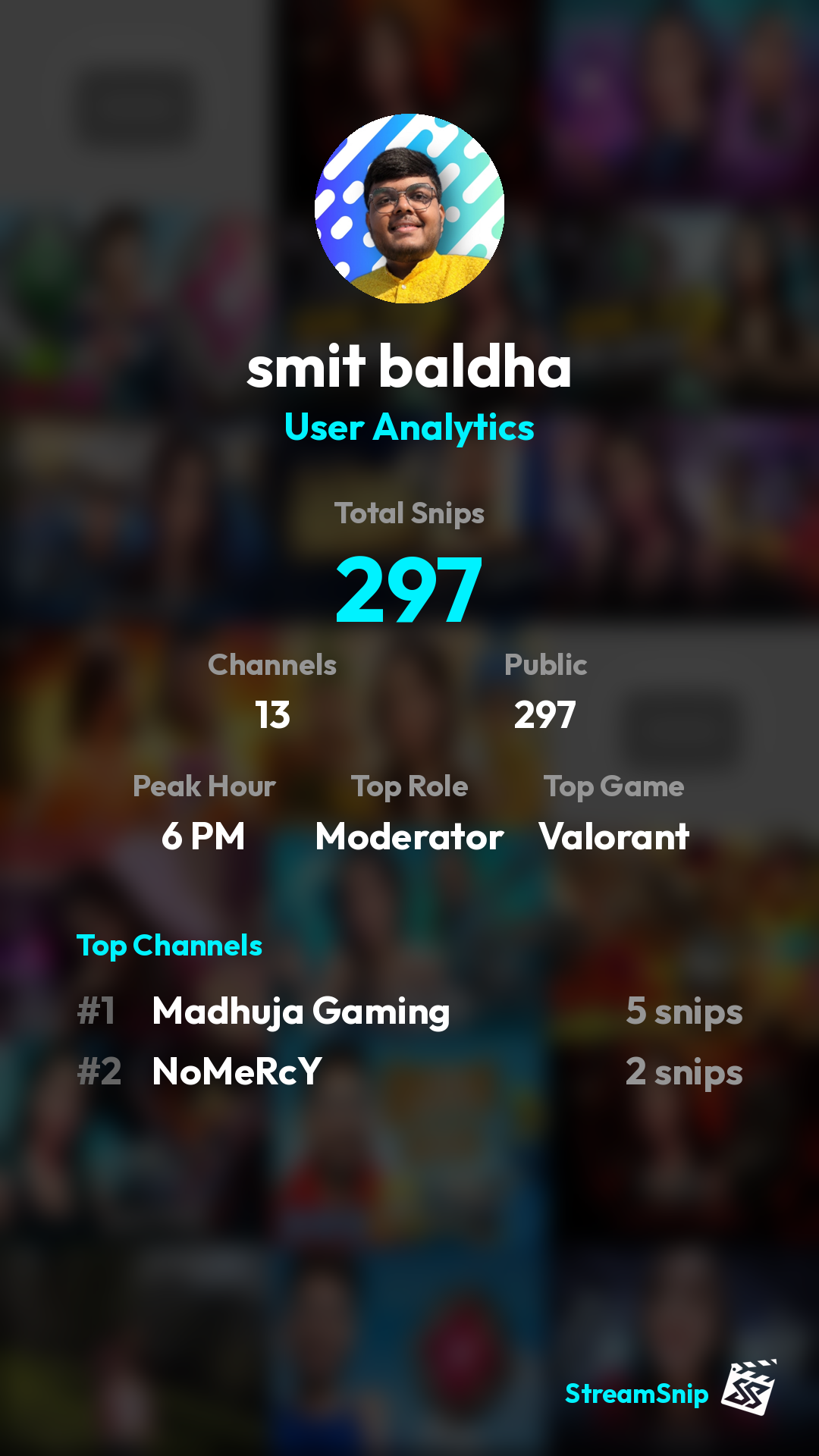 Stats Share Card