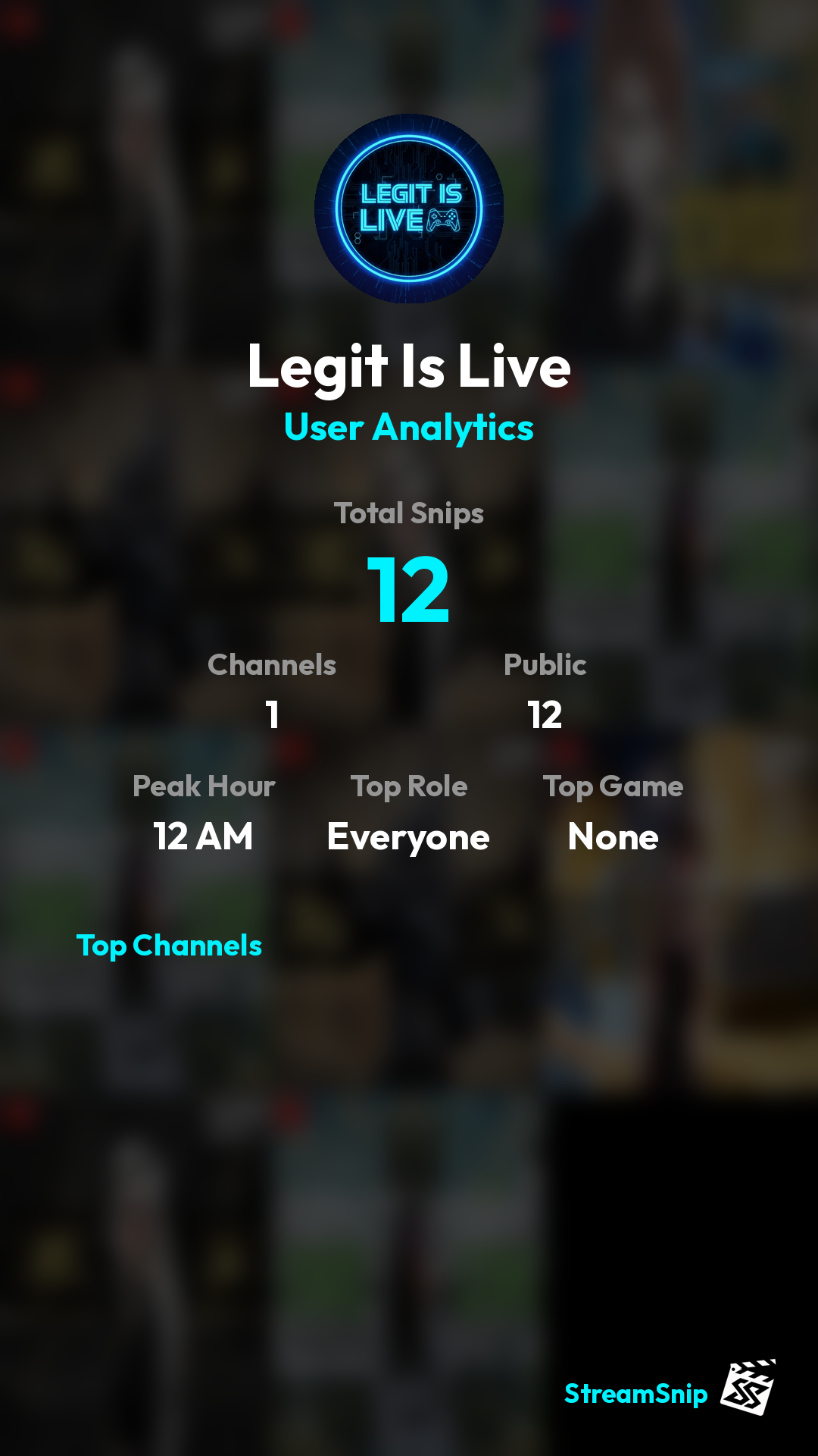 Stats Share Card