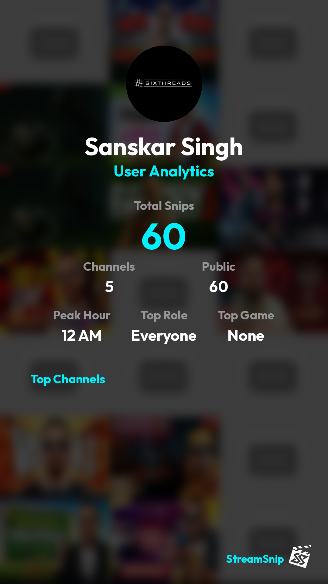 Stats Share Card