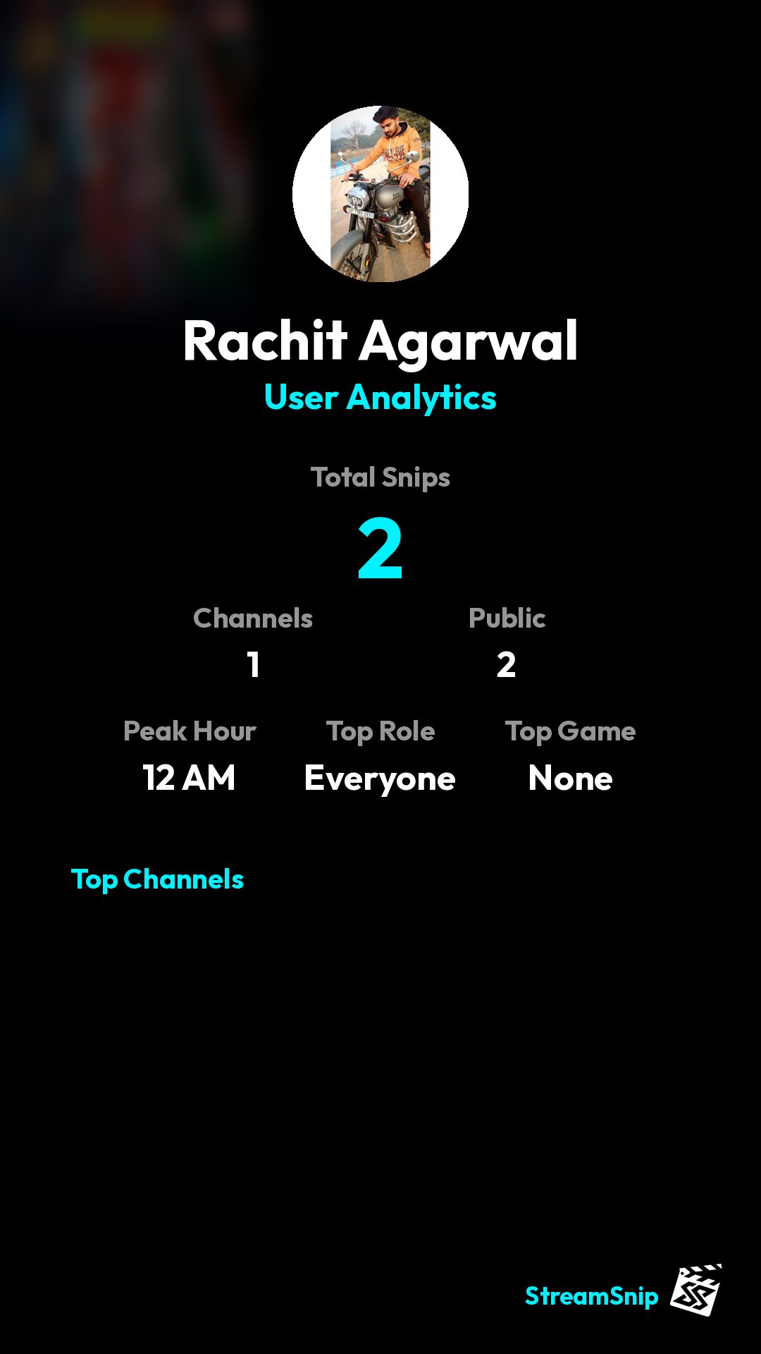 Stats Share Card