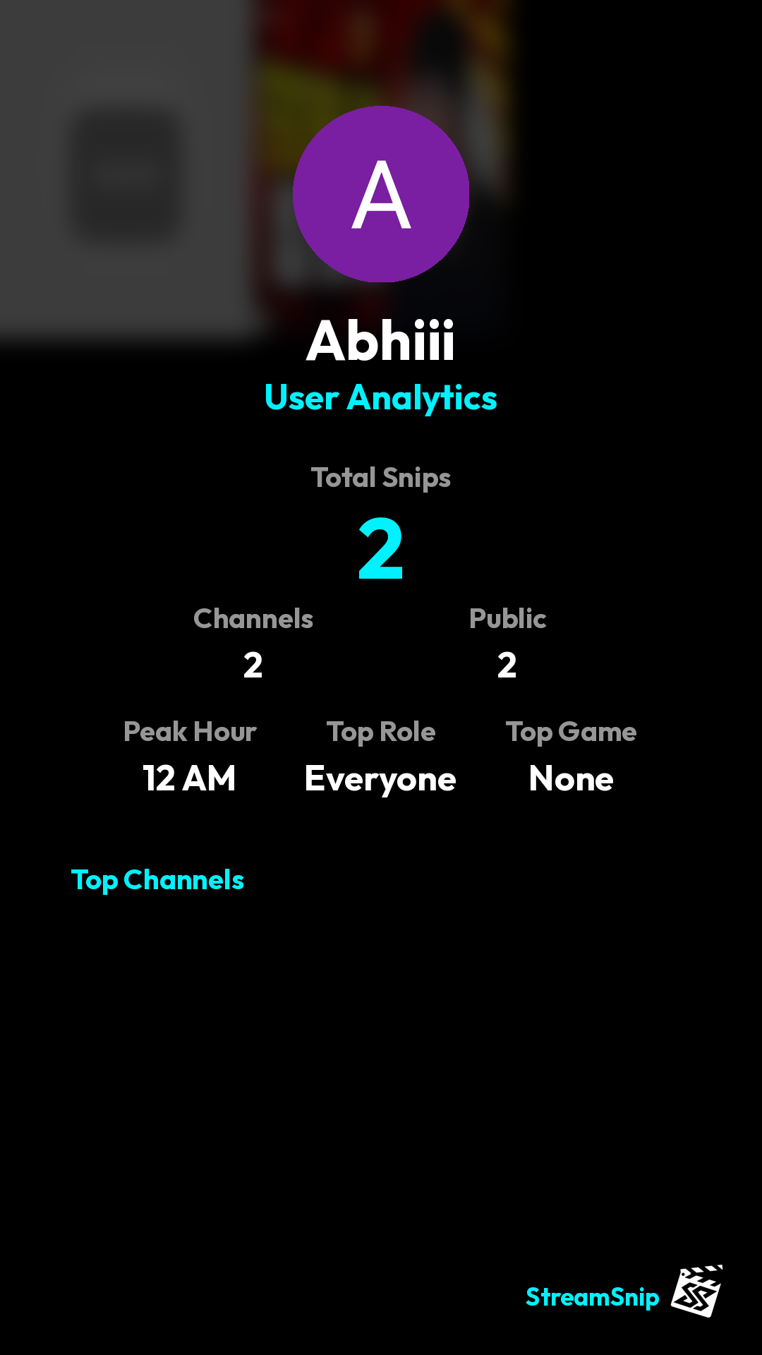 Stats Share Card