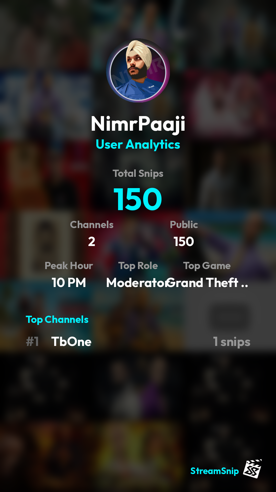 Stats Share Card
