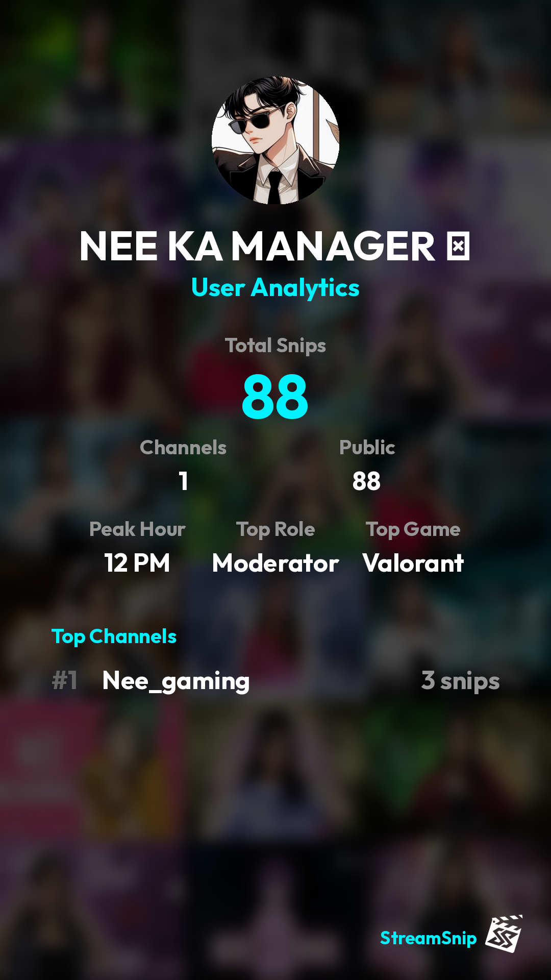 Stats Share Card