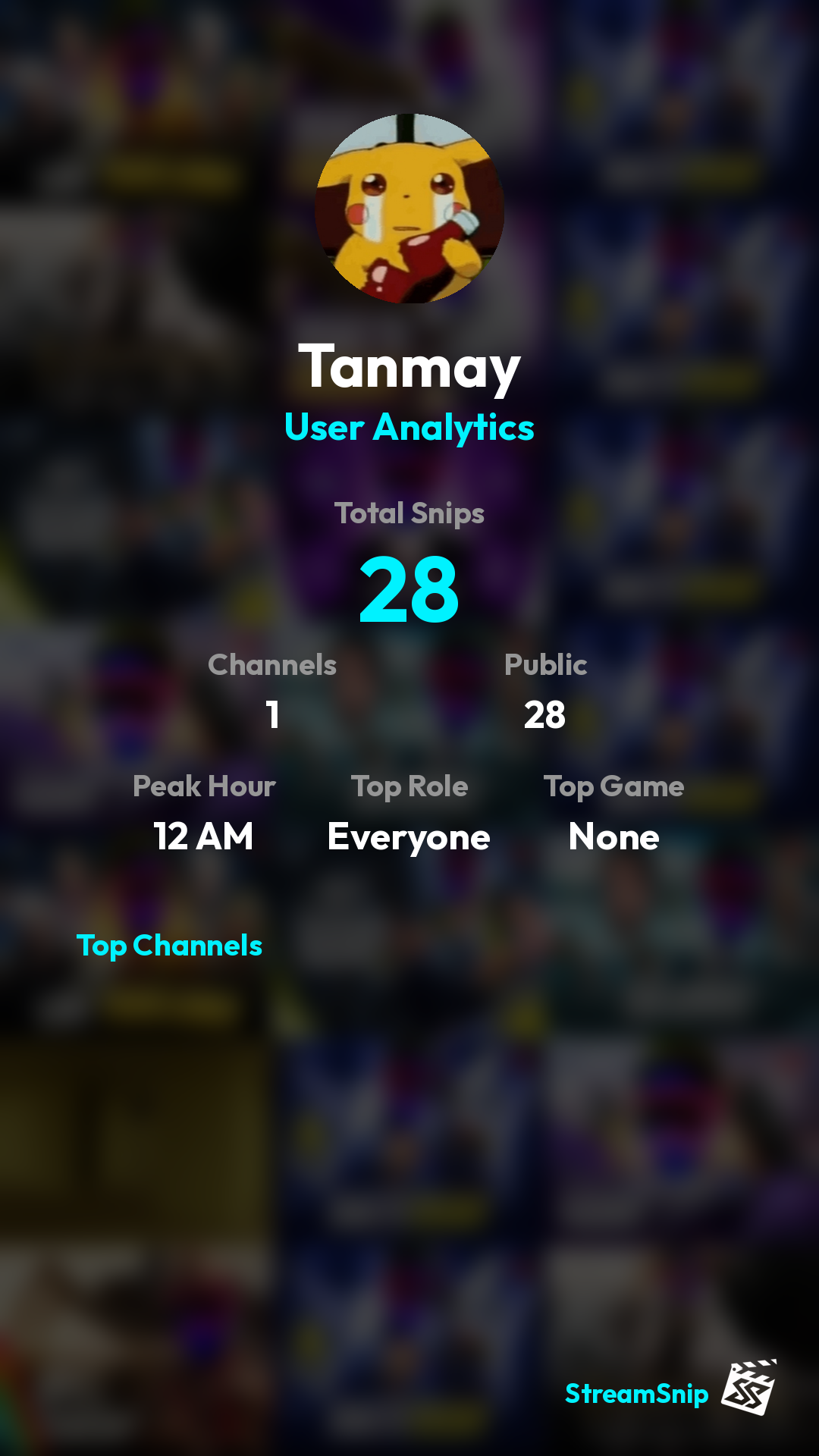 Stats Share Card