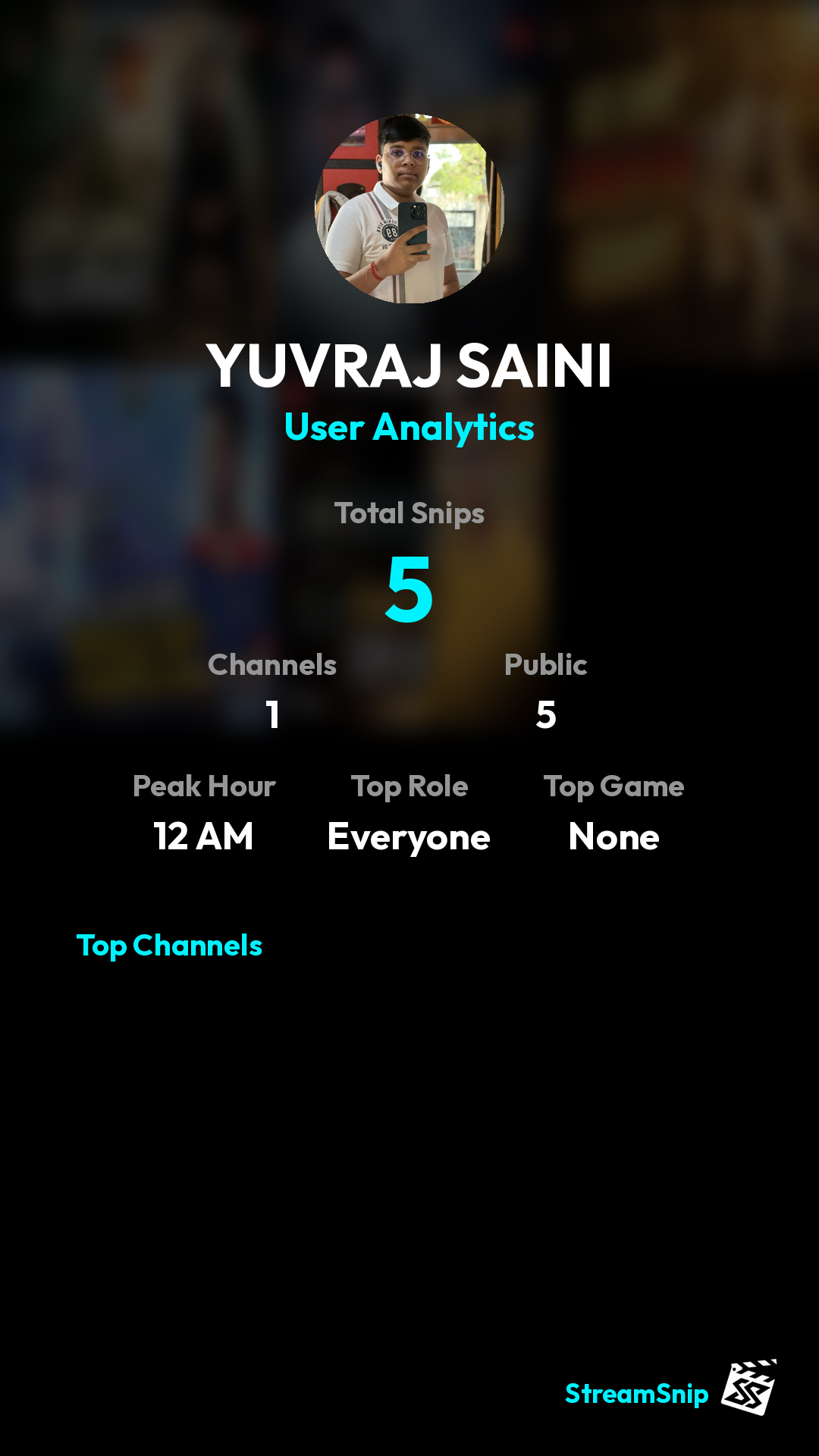 Stats Share Card