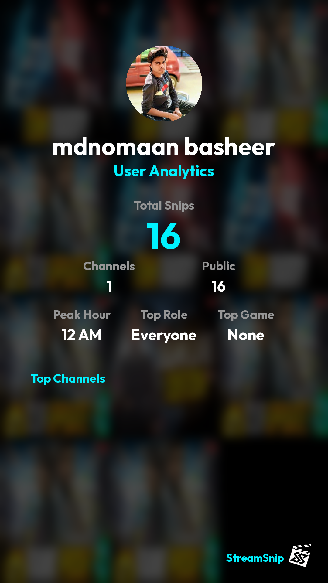 Stats Share Card