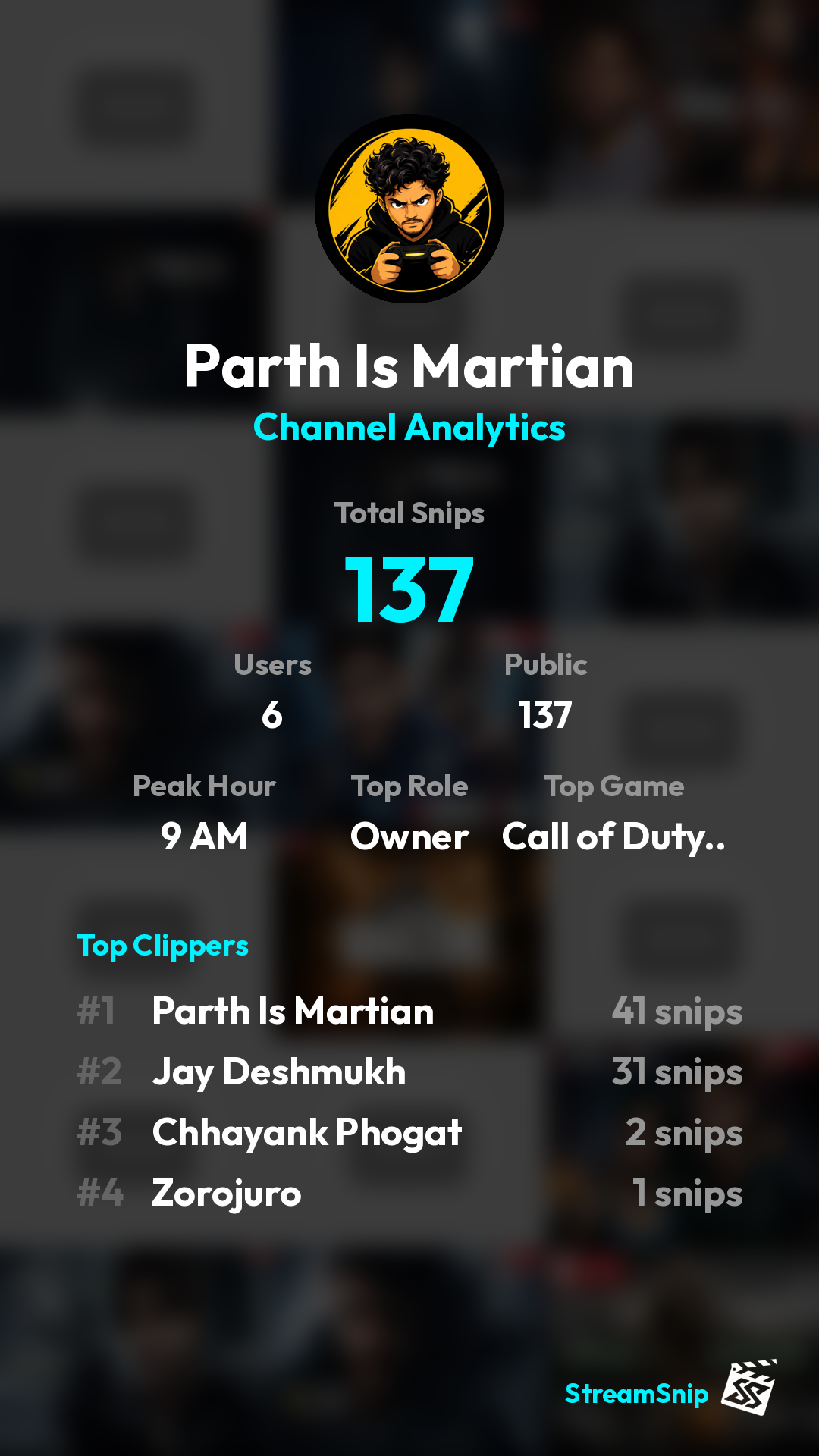 Stats Share Card