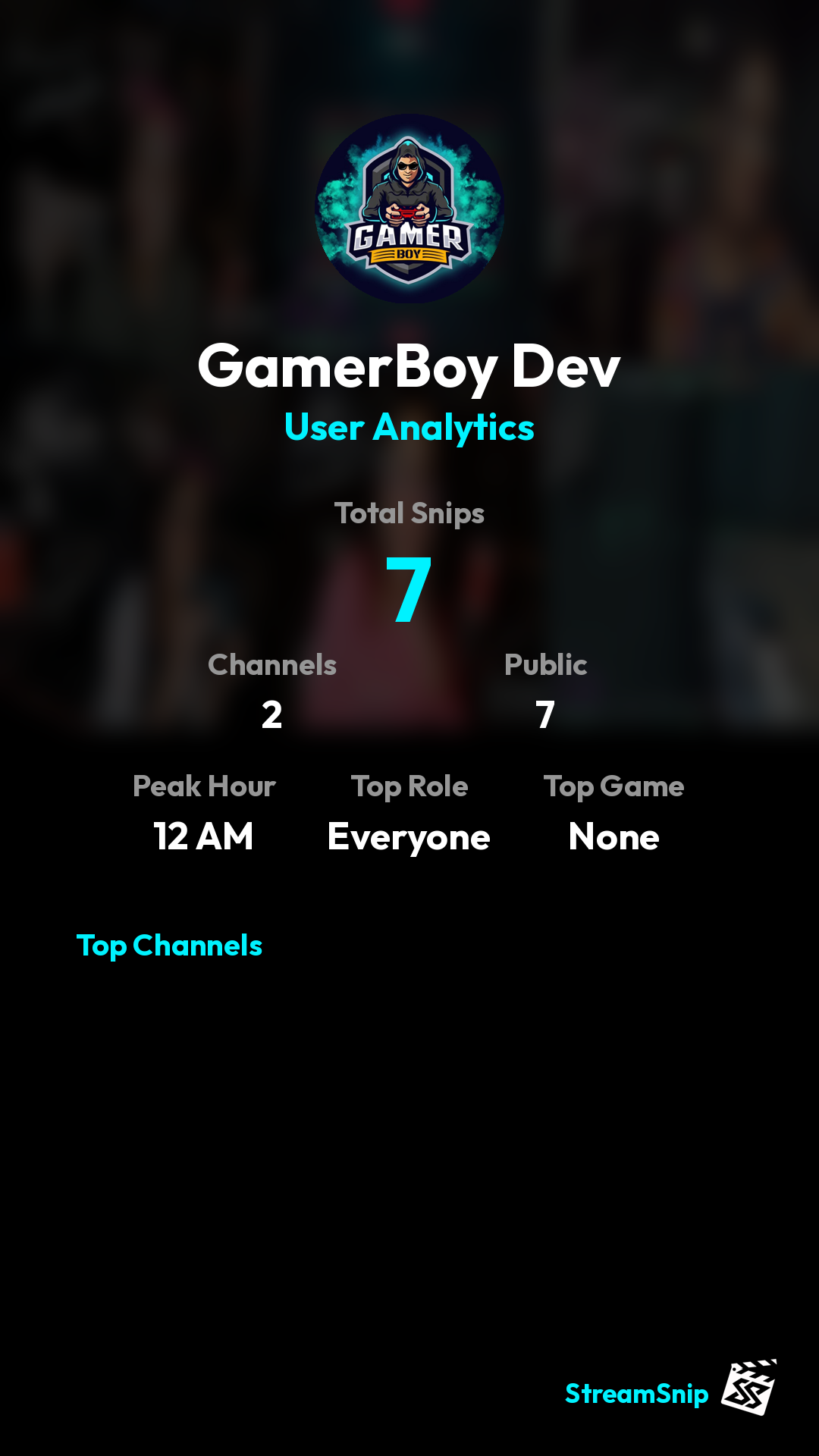 Stats Share Card
