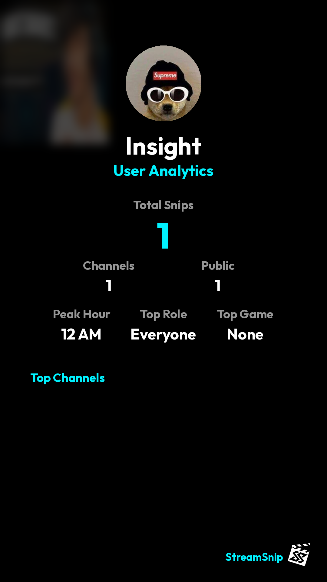 Stats Share Card