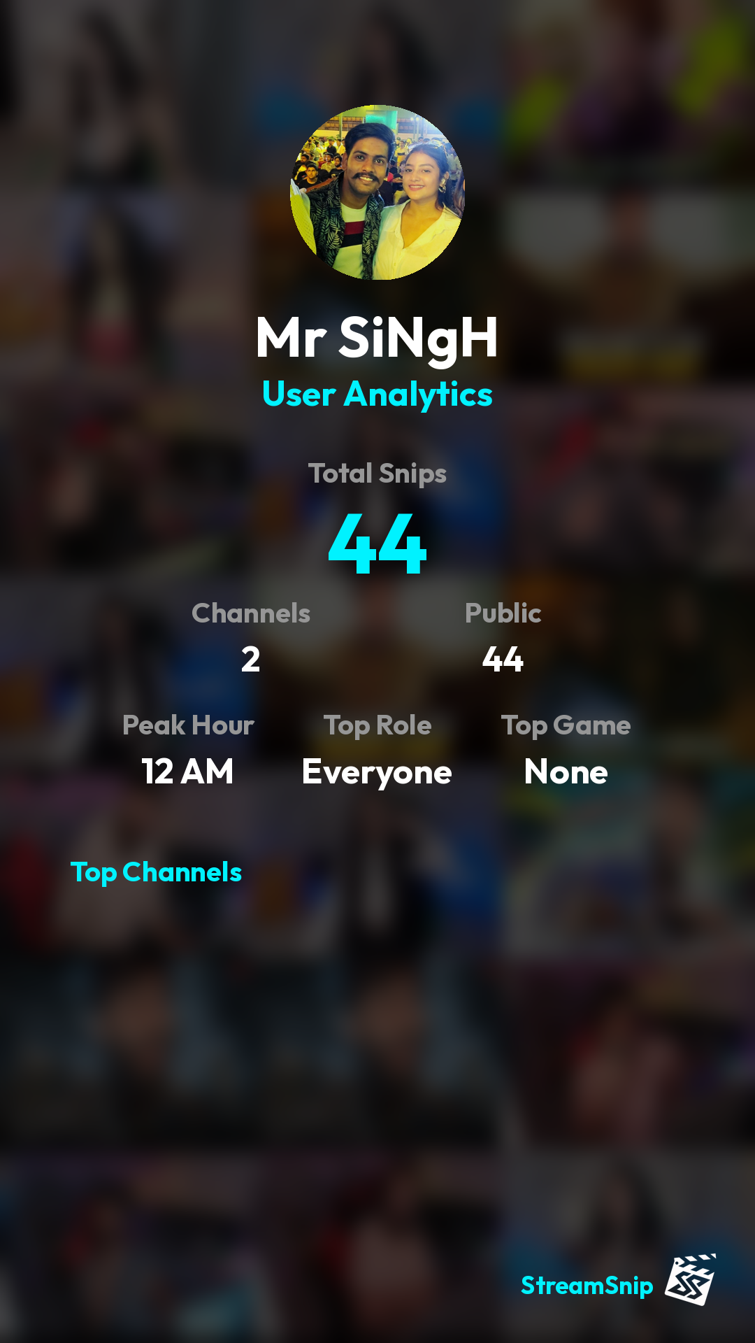Stats Share Card