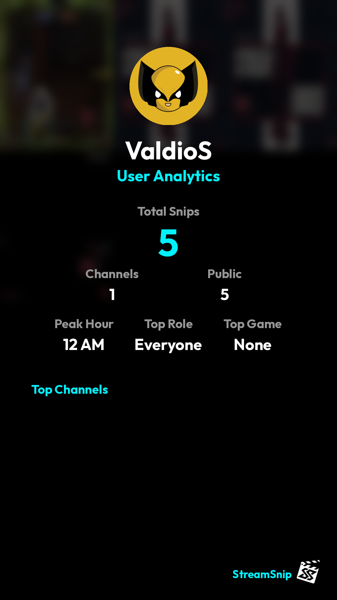 Stats Share Card