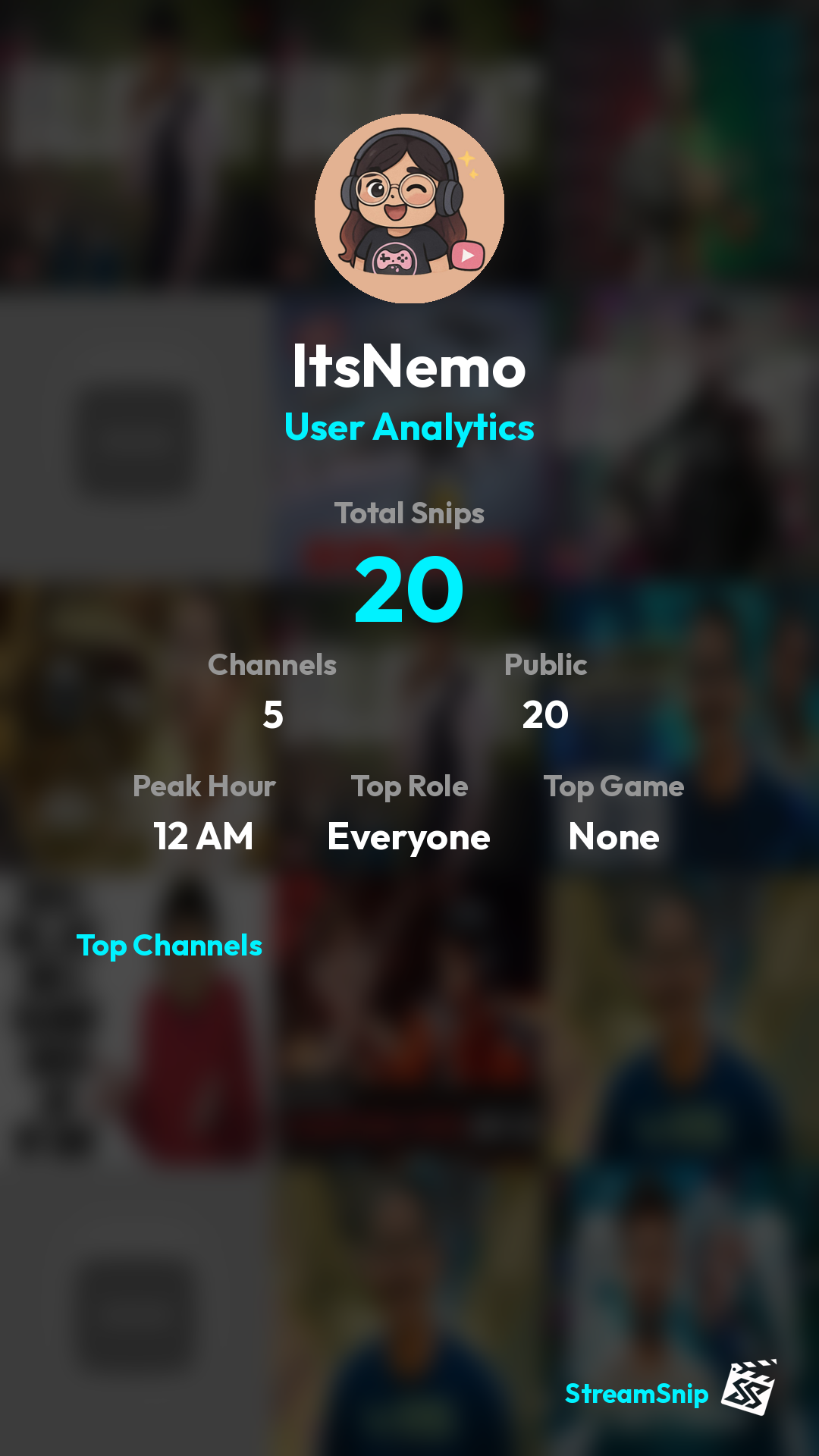 Stats Share Card