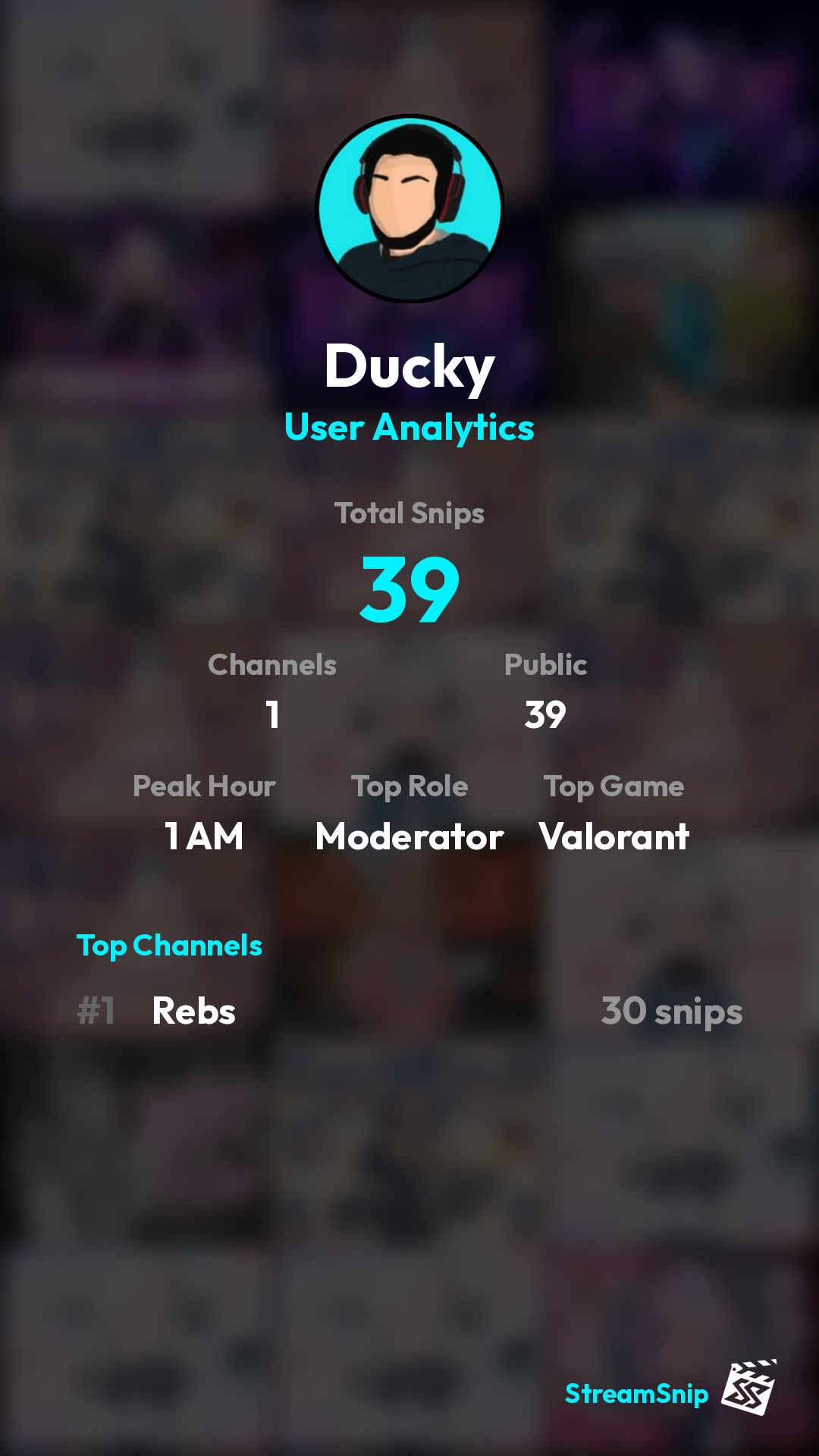 Stats Share Card