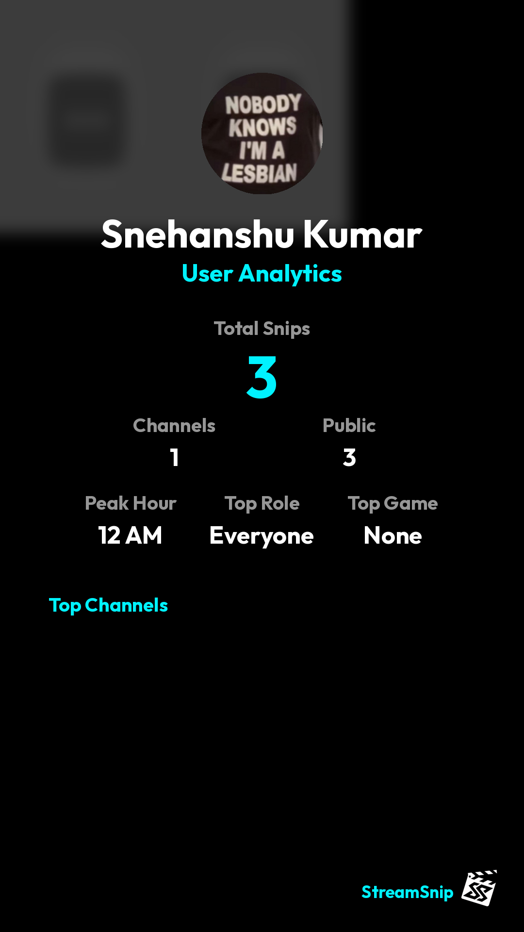 Stats Share Card