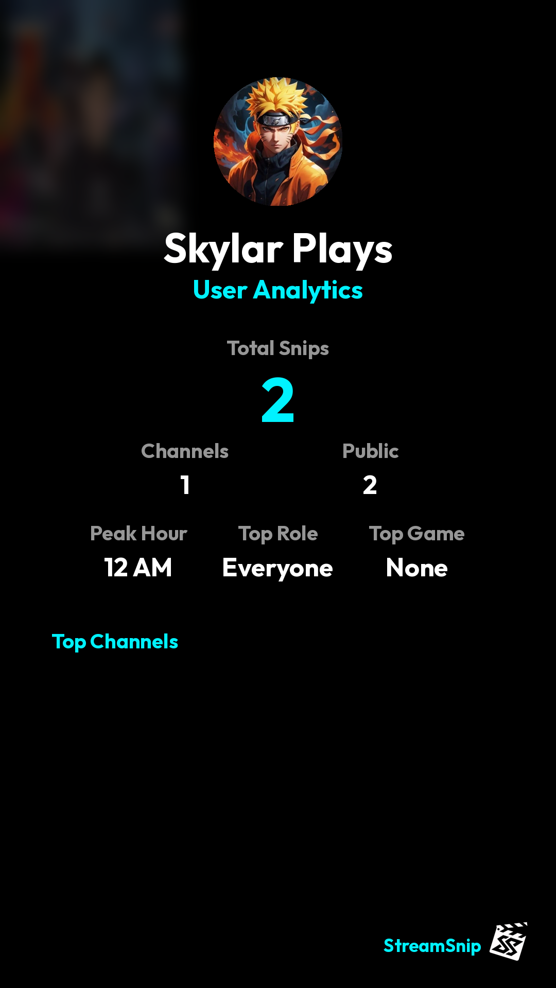 Stats Share Card