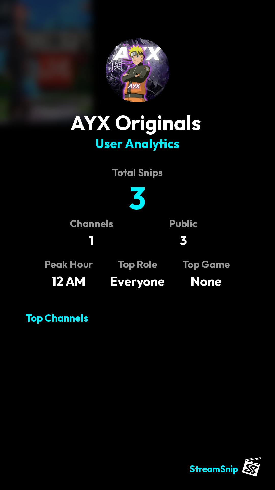 Stats Share Card