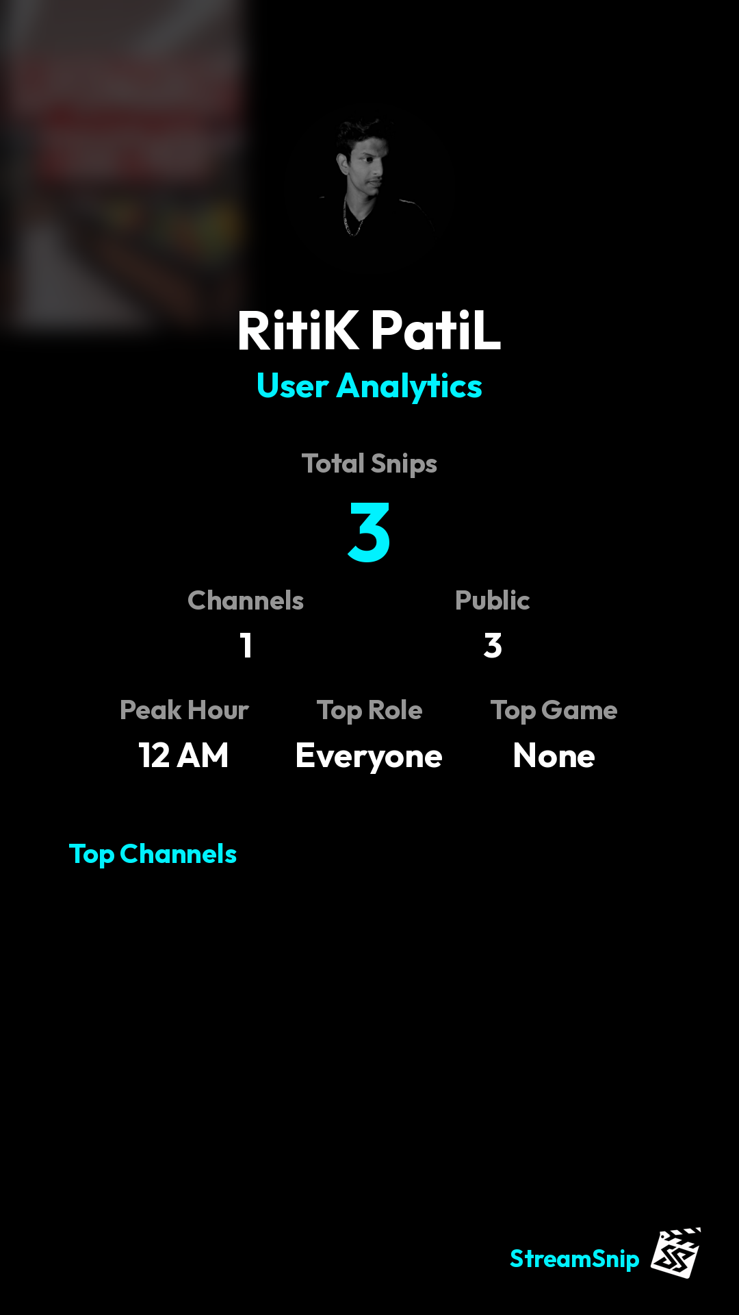 Stats Share Card