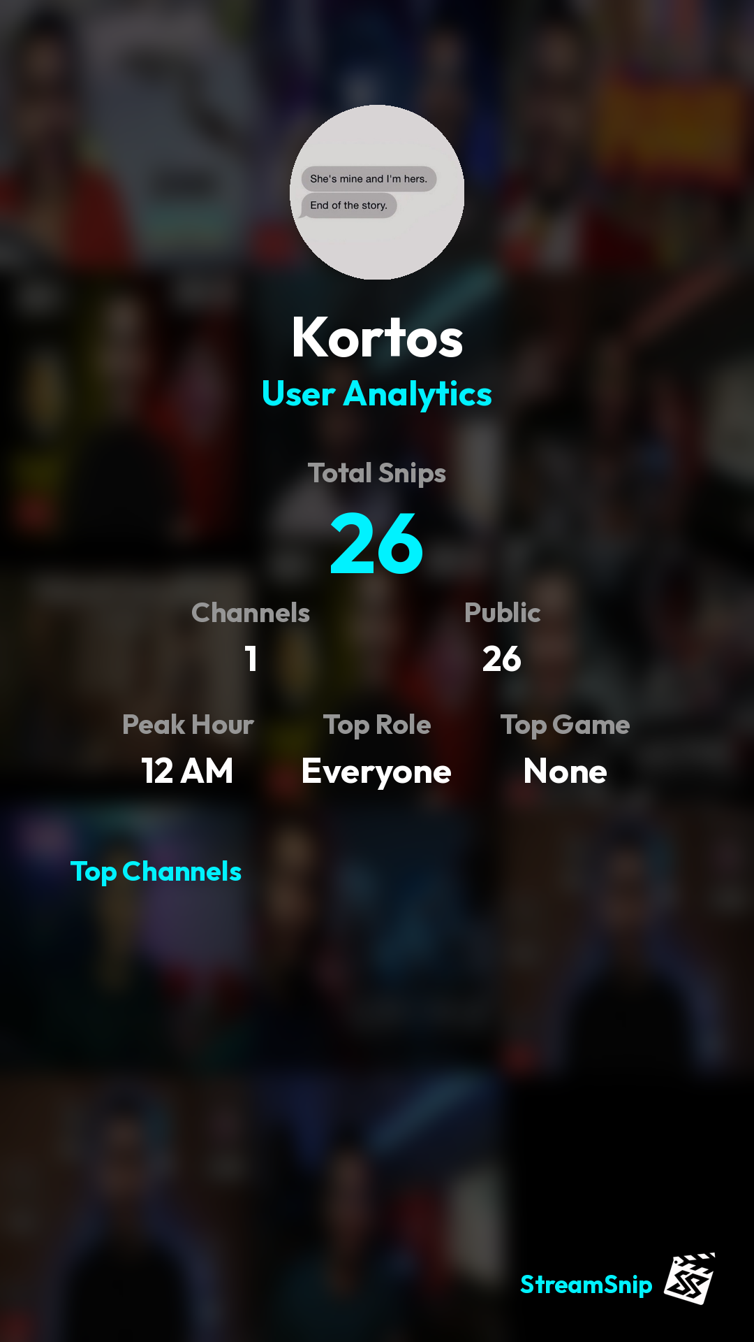 Stats Share Card