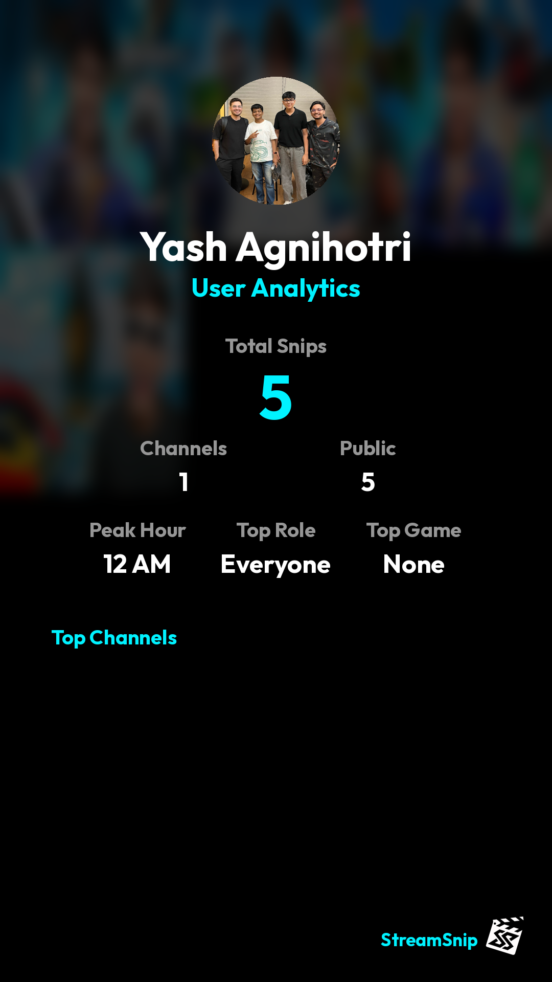 Stats Share Card