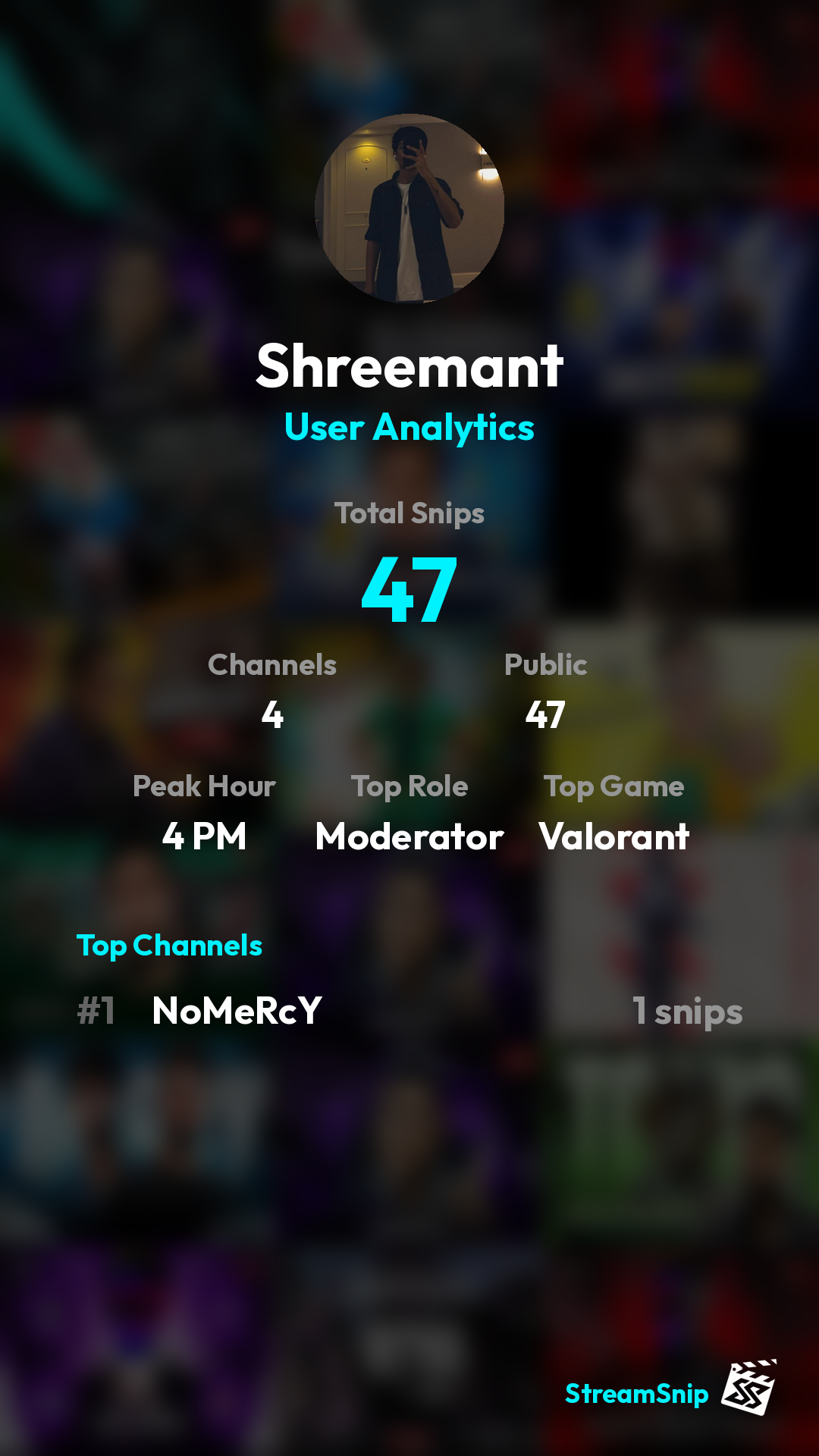 Stats Share Card