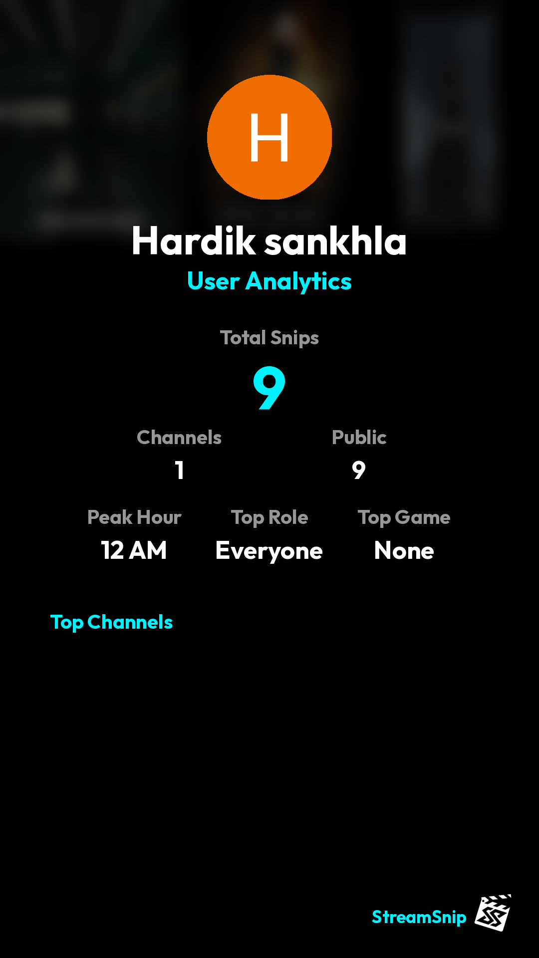 Stats Share Card